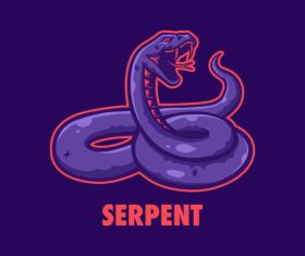 Serpent icon vector