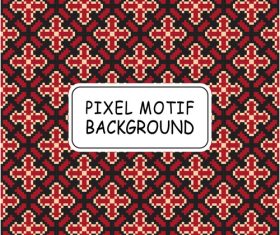 Simple pixel pattern background vector