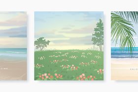 Summer holiday poster vector