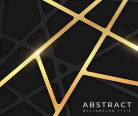 Wallpaper black and gold dimension line background vector