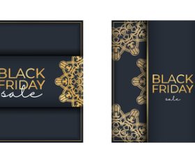 Banner sale black friday vector