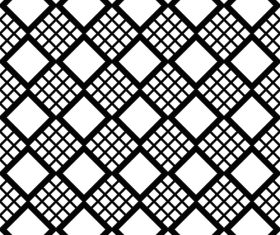 Black border square seamless pattern vector