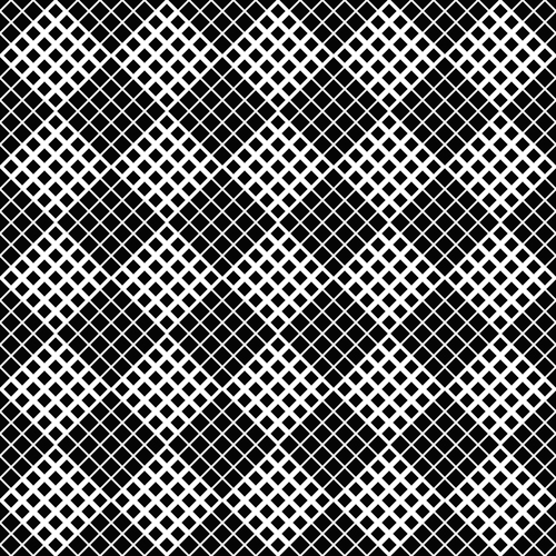 Black diamond square seamless pattern vector
