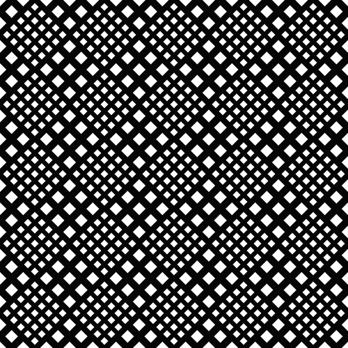 Combined square seamless pattern vector