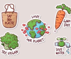 Ecological icon vector