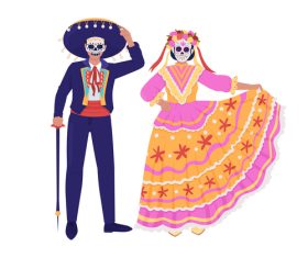 Festival masquerade dance vector