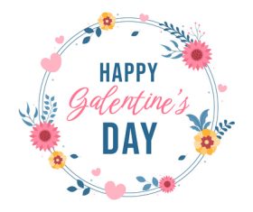 Galentines Day card vector
