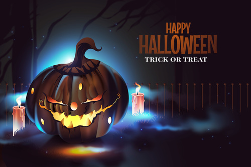 Halloween celebration background vector