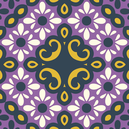Lisbon azujelos seamless pattern vector