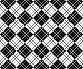 Mosaic square seamless pattern vector