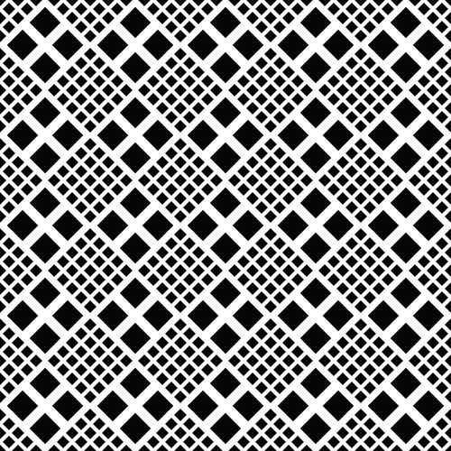 Piece together square seamless pattern vector