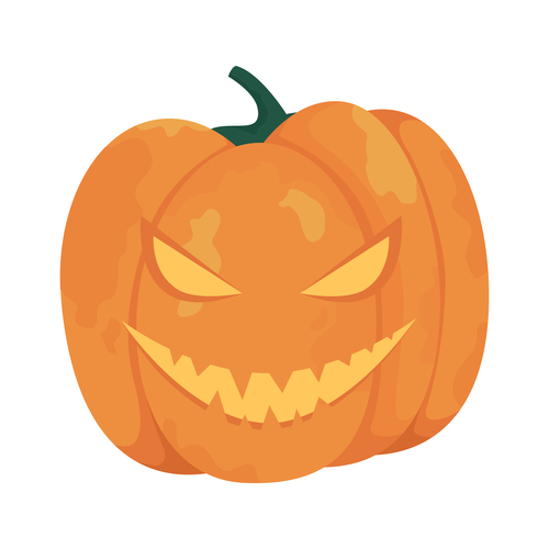 Pumpkin lamp vector free download