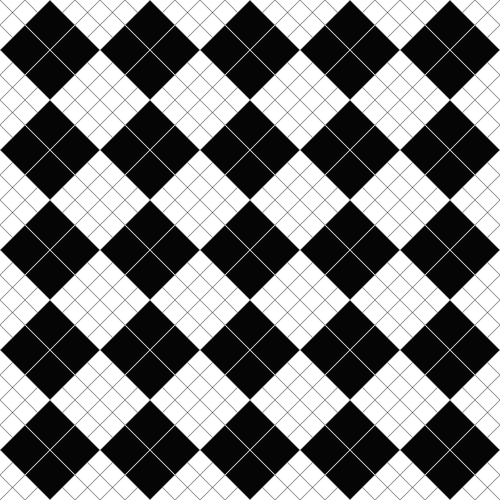 Seamless pattern square simple vector