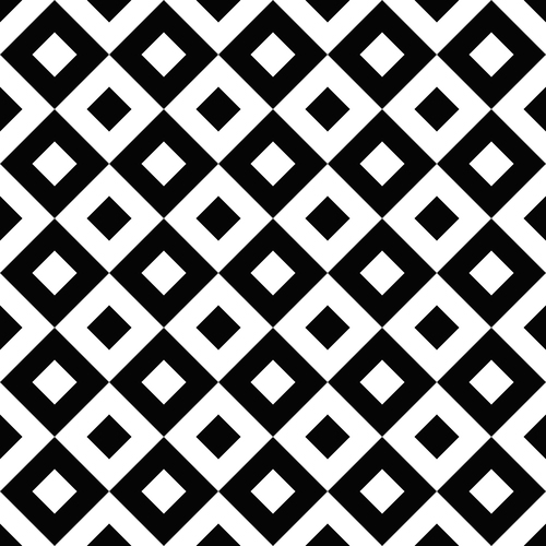 Seamless square pattern vector