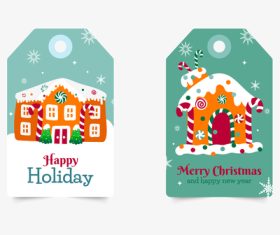 Set of christmas labels 2023 vector