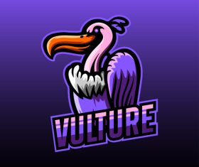 Vulture logo vector