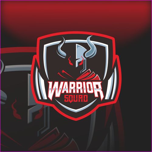 Warrior squad logo vector