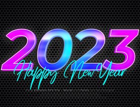 2023 neon style editable text effect style vector