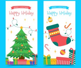 Christmas greeting card illustration vector