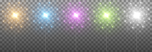 Color spark vector