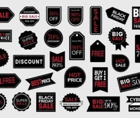 Commercial sales badge sticker vector