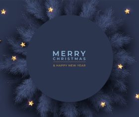 Design happy christmas greeting card vector