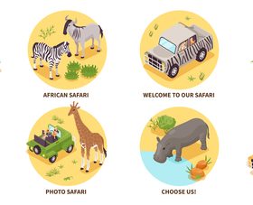 Elements of earth and people Vector free download