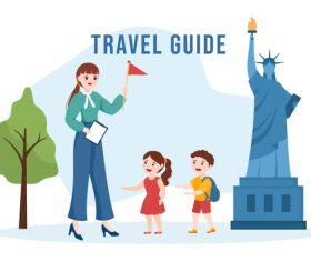 Travel guide vector
