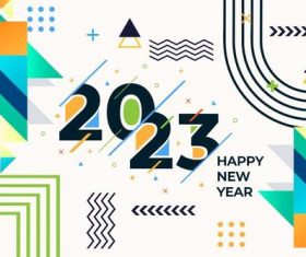 2023 abstract simple background design vector