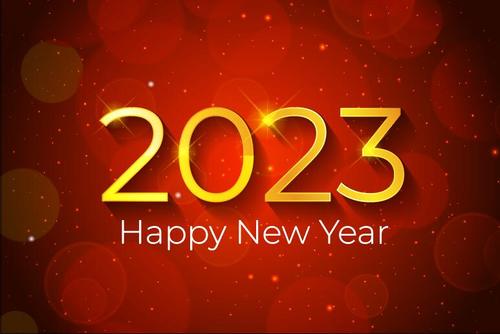 2023 elegant background happy new year vector