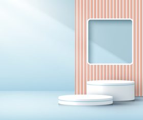 3D reality abstract studio vector