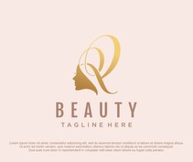 Beauty logo design vector