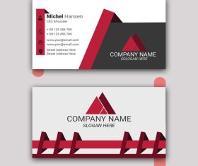 Business card design vector