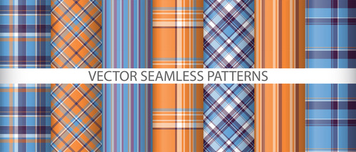 Colour plain pattern seamless background vector