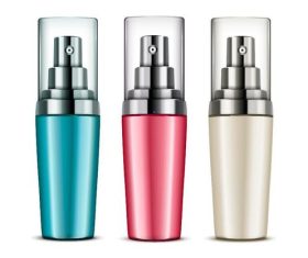 Cosmetic packaging design vector