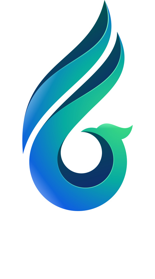 Design gradient logo vector