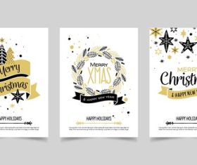 Design christmas cards template vector