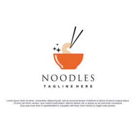 Food logo design vector