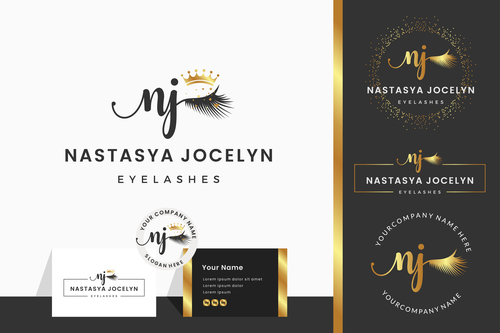 Nastasya jocelyn eyelashes vector
