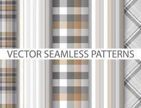 Plaid pattern seamless background vector