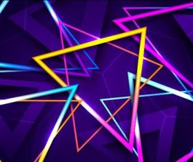 3D colors polygon shape background vector 03 free download