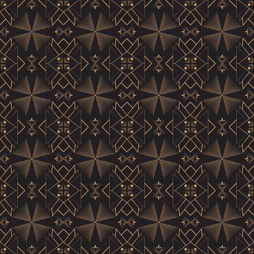 Abstract art deco pattern vector