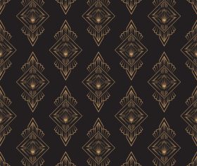 Art deco pattern vector