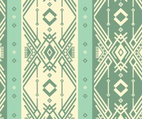 Aztec tribal geometric seamless pattern vector