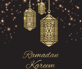 Beautiful lantern vector