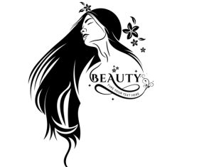 Beauty silhouette vector