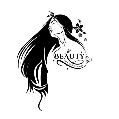 Beauty silhouette vector
