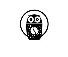 Cartoon owl logo vector