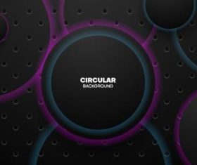 Circular abstract background vector