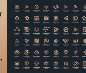 Companies unique logo vector